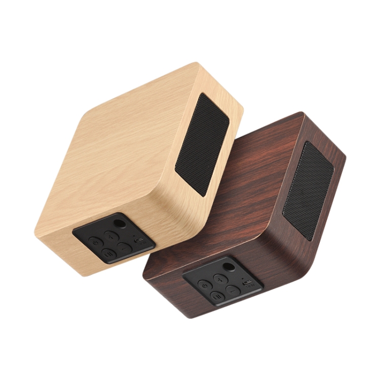 Q1A Bluetooth 4.2 Mini Wooden Double Horns Bluetooth Speaker(Yellow Wood Texture) Q1A Bluetooth 4.2 Mini Wooden Double Horns Bluetooth Speaker(Yellow Wood Texture)