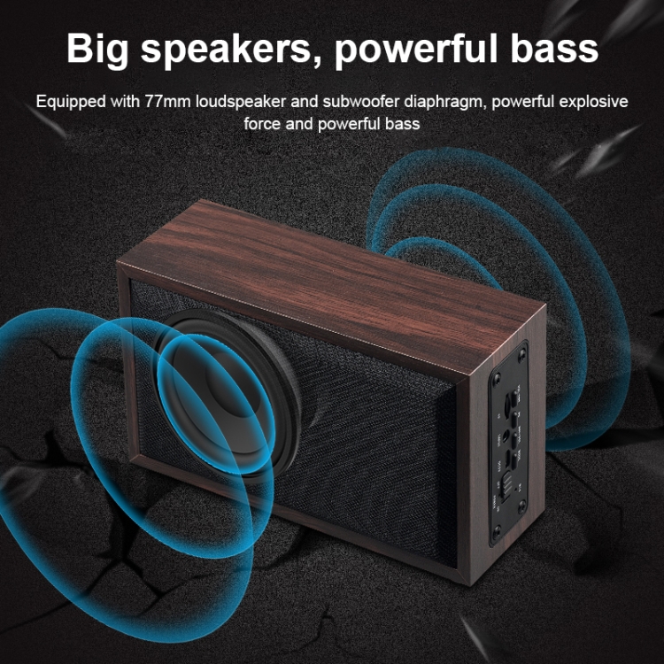 W20 Bluetooth 4.2 Simple Wooden Bluetooth Speaker(Yellow Wood Texture) W20 Bluetooth 4.2 Simple Wooden Bluetooth Speaker(Yellow Wood Texture)