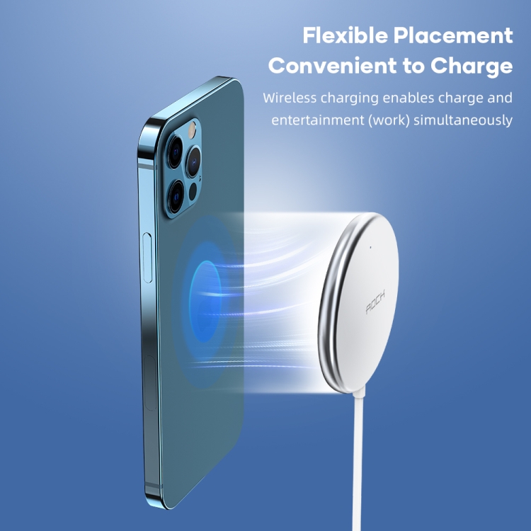 ROCK W33 Portable Mini Magnetic Magsafe Wireless Charger ROCK W33 Portable Mini Magnetic Magsafe Wireless Charger