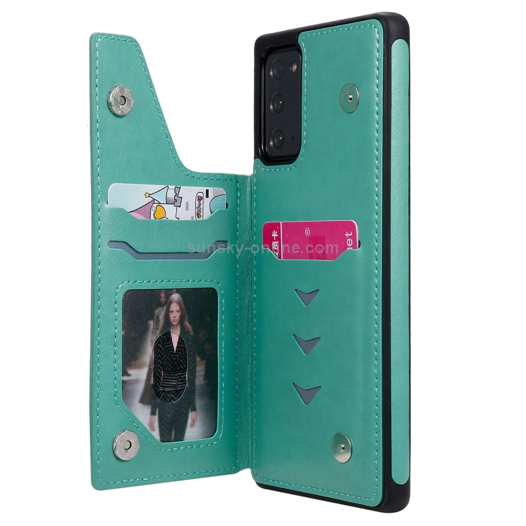 Cat Bee Embossing Pattern Shockproof Protective Case with Card Slots & Photo Frame For Samsung Galaxy Note20 (Green) Cat Bee Embossing Pattern Shockproof Protective Case with Card Slots & Photo Frame For Samsung Galaxy Note20 (Green)