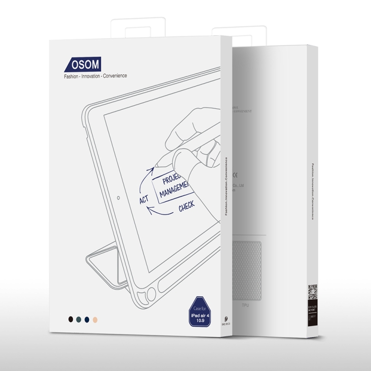 DUX DUCIS OSOM SERIES Three-folding Horizontal Flip Leather Case For Apple iPad Air (2020)(Blue) DUX DUCIS OSOM SERIES Three-folding Horizontal Flip Leather Case For Apple iPad Air (2020)(Blue)