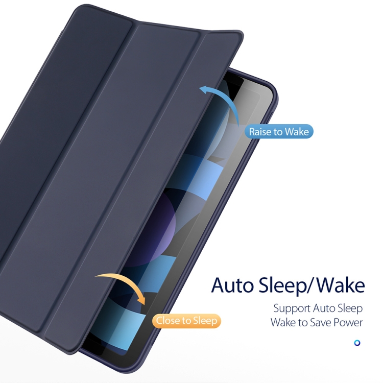 DUX DUCIS OSOM SERIES Three-folding Horizontal Flip Leather Case For Apple iPad Air (2020)(Blue) DUX DUCIS OSOM SERIES Three-folding Horizontal Flip Leather Case For Apple iPad Air (2020)(Blue)