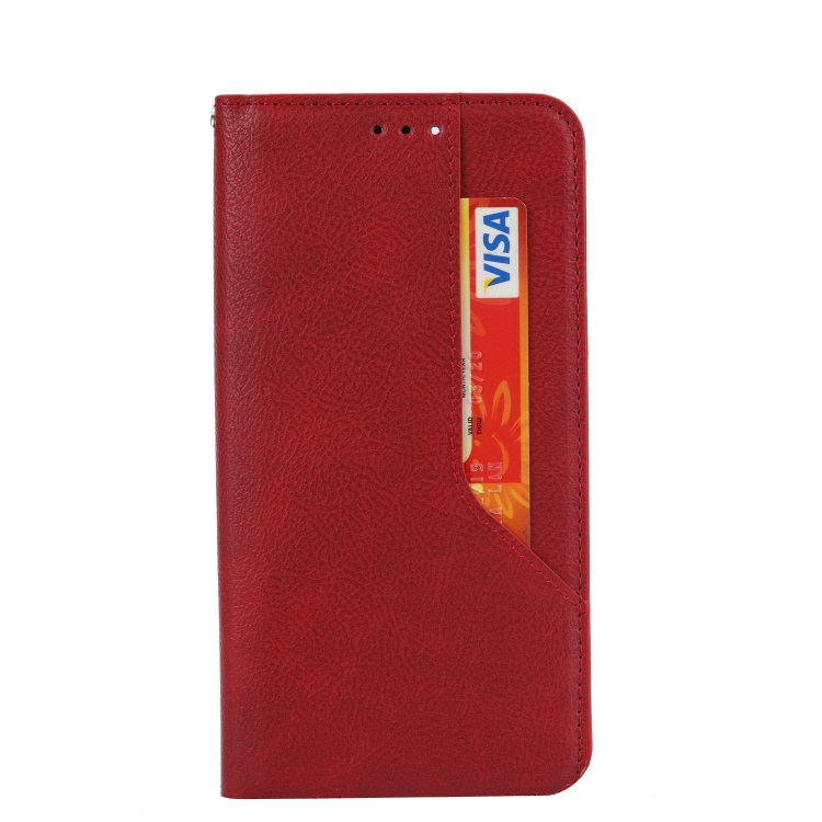 For Samsung Galaxy S20 FE Magnetic Horizontal Flip Leather Case with Holder & Card Slots & Wallet(Red) For Samsung Galaxy S20 FE Magnetic Horizontal Flip Leather Case with Holder & Card Slots & Wallet(Red)