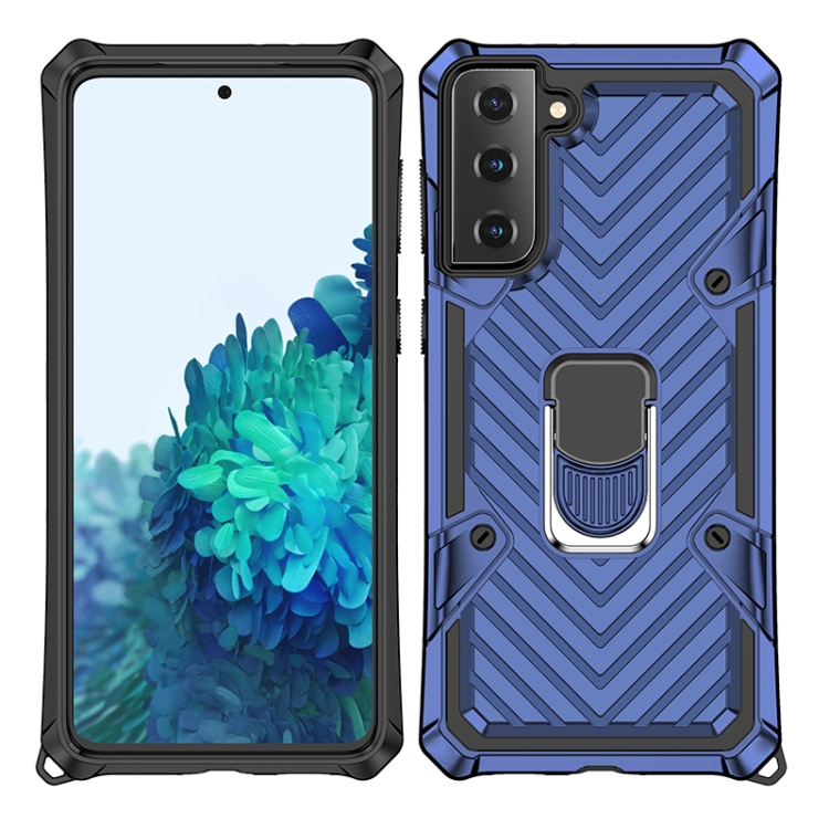 For Samsung Galaxy S21 5G Cool Armor PC + TPU Shockproof Case with 360 Degree Rotation Ring Holder(Blue) For Samsung Galaxy S21 5G Cool Armor PC + TPU Shockproof Case with 360 Degree Rotation Ring Holder(Blue)