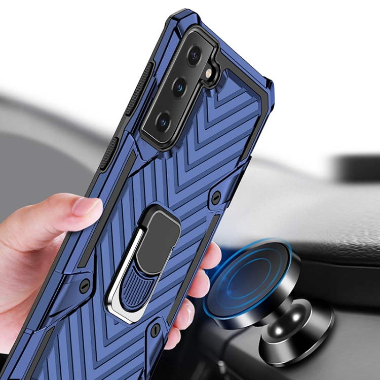 For Samsung Galaxy S21 5G Cool Armor PC + TPU Shockproof Case with 360 Degree Rotation Ring Holder(Blue) For Samsung Galaxy S21 5G Cool Armor PC + TPU Shockproof Case with 360 Degree Rotation Ring Holder(Blue)