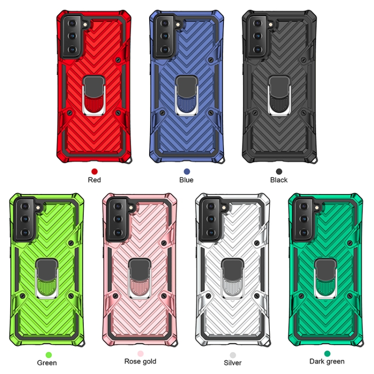 For Samsung Galaxy S21 5G Cool Armor PC + TPU Shockproof Case with 360 Degree Rotation Ring Holder(Blue) For Samsung Galaxy S21 5G Cool Armor PC + TPU Shockproof Case with 360 Degree Rotation Ring Holder(Blue)