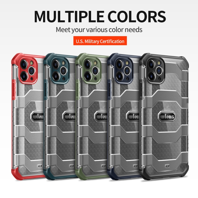 For iPhone 11 Pro Max wlons Explorer Series PC+TPU Protective Case (Green) For iPhone 11 Pro Max wlons Explorer Series PC+TPU Protective Case (Green)
