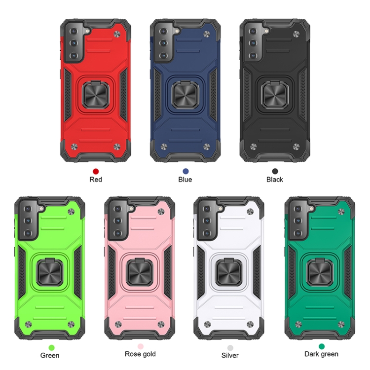 For Samsung Galaxy S21 5G Magnetic Armor Shockproof TPU + PC Case with Metal Ring Holder(Black) For Samsung Galaxy S21 5G Magnetic Armor Shockproof TPU + PC Case with Metal Ring Holder(Black)