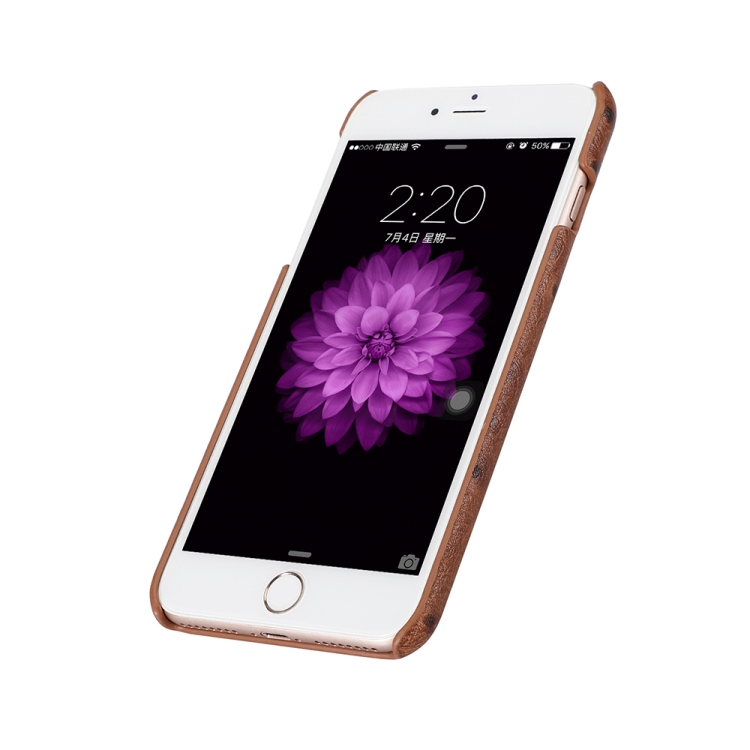 For iPhone SE 2022 / SE 2020 / 8 / 7 Ostrich Texture Head-layer Cowhide Leather Back Cover Case(Brown) For iPhone SE 2022 / SE 2020 / 8 / 7 Ostrich Texture Head-layer Cowhide Leather Back Cover Case(Brown)