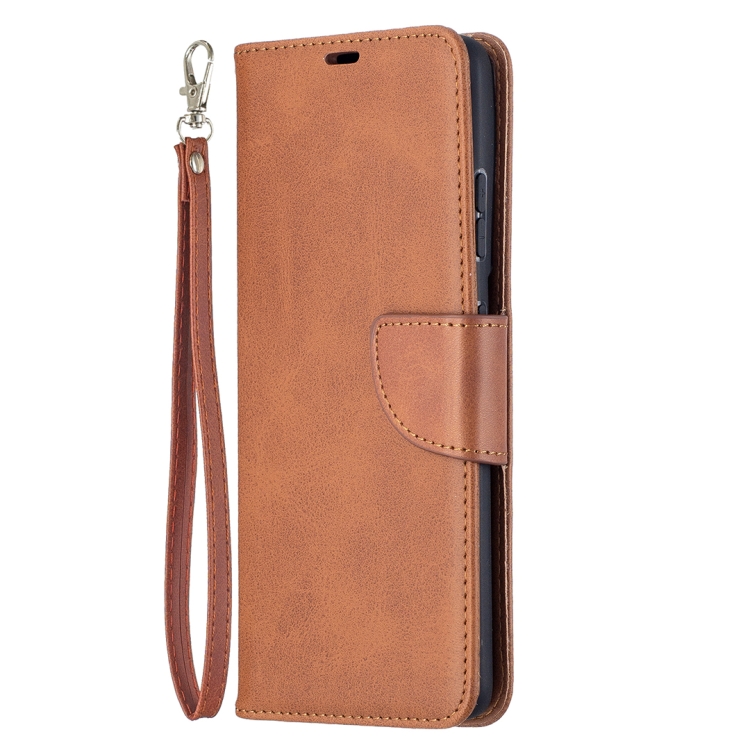 For Samsung Galaxy S21 Ultra 5G Lambskin Texture Pure Color Horizontal Flip PU Leather Case with Holder & Card Slots & Wallet & Lanyard(Brown) For Samsung Galaxy S21 Ultra 5G Lambskin Texture Pure Color Horizontal Flip PU Leather Case with Holder & Card Slots & Wallet & Lanyard(Brown)