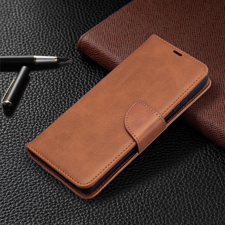 For Samsung Galaxy S21 Ultra 5G Lambskin Texture Pure Color Horizontal Flip PU Leather Case with Holder & Card Slots & Wallet & Lanyard(Brown) For Samsung Galaxy S21 Ultra 5G Lambskin Texture Pure Color Horizontal Flip PU Leather Case with Holder & Card Slots & Wallet & Lanyard(Brown)