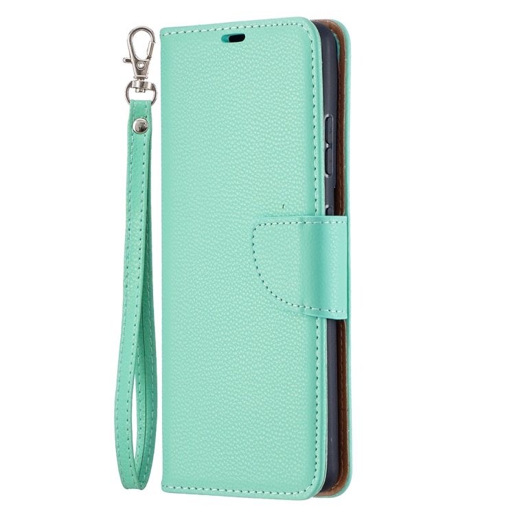 For Samsung Galaxy S21 Ultra 5G Litchi Texture Pure Color Horizontal Flip Leather Case with Holder & Card Slots & Wallet & Lanyard(Green)