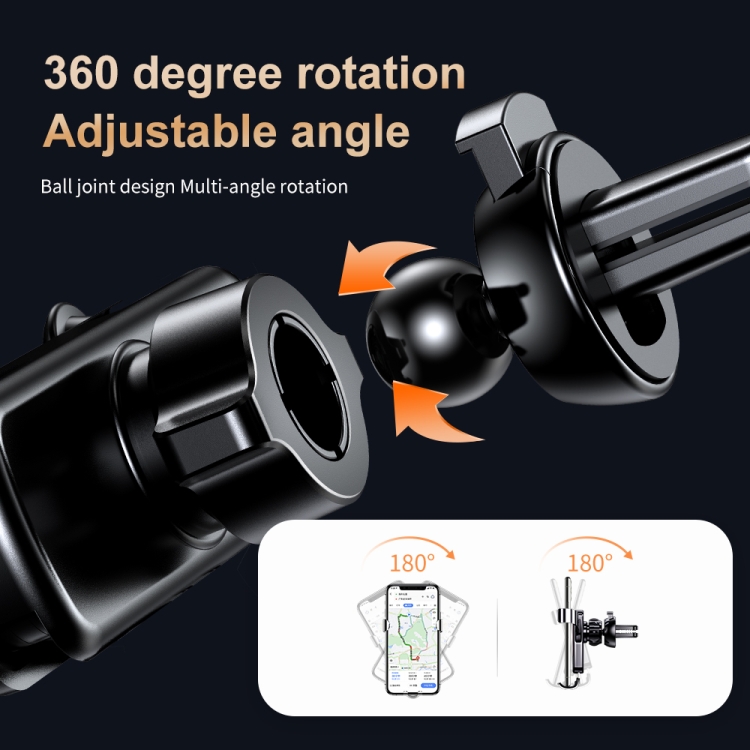 ROCK Car Mobile Phone Gravity Universal Ball Air Outlet Bracket(Tarnish) ROCK Car Mobile Phone Gravity Universal Ball Air Outlet Bracket(Tarnish)