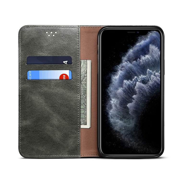 For iPhone 12 Pro Max Simple Wax Crazy Horse Texture Horizontal Flip Leather Case with Card Slots & Wallet(Dark Green) For iPhone 12 Pro Max Simple Wax Crazy Horse Texture Horizontal Flip Leather Case with Card Slots & Wallet(Dark Green)