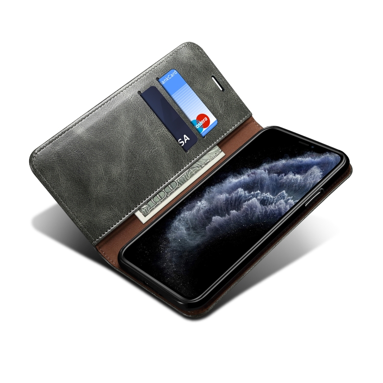 For iPhone 12 Pro Max Simple Wax Crazy Horse Texture Horizontal Flip Leather Case with Card Slots & Wallet(Dark Green) For iPhone 12 Pro Max Simple Wax Crazy Horse Texture Horizontal Flip Leather Case with Card Slots & Wallet(Dark Green)