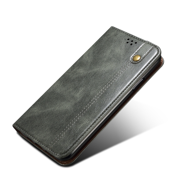 For iPhone 12 Pro Max Simple Wax Crazy Horse Texture Horizontal Flip Leather Case with Card Slots & Wallet(Dark Green) For iPhone 12 Pro Max Simple Wax Crazy Horse Texture Horizontal Flip Leather Case with Card Slots & Wallet(Dark Green)