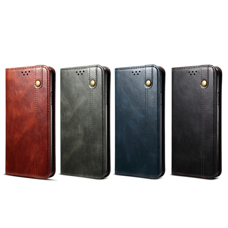 For iPhone 12 Pro Max Simple Wax Crazy Horse Texture Horizontal Flip Leather Case with Card Slots & Wallet(Dark Green) For iPhone 12 Pro Max Simple Wax Crazy Horse Texture Horizontal Flip Leather Case with Card Slots & Wallet(Dark Green)