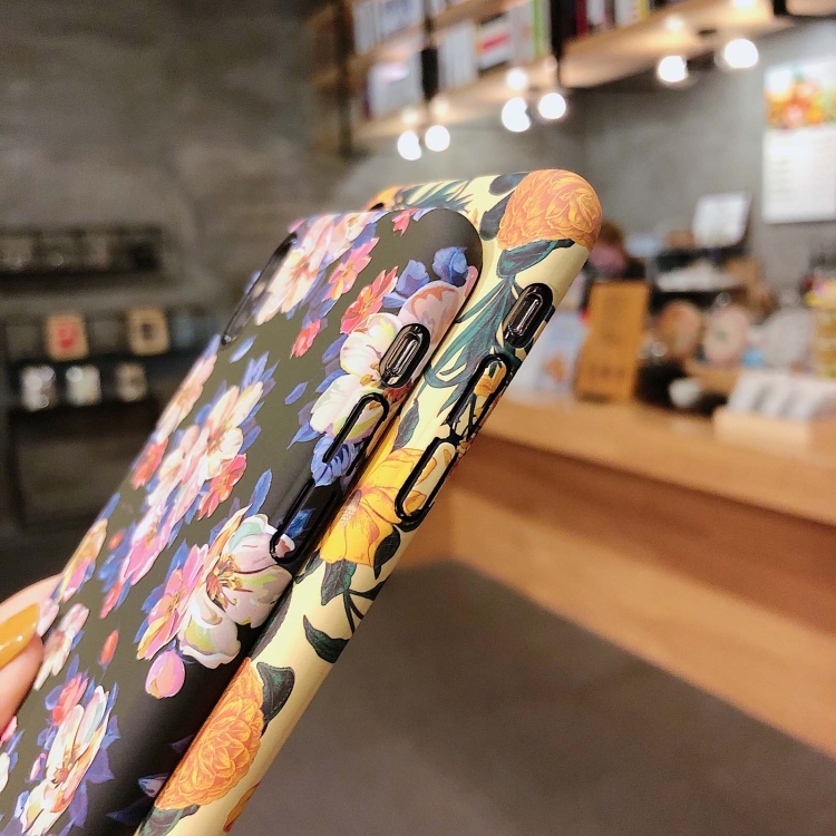 Painting Flower PC Phone Protective Case For iPhone 11 Pro Max(Ink Flower) Painting Flower PC Phone Protective Case For iPhone 11 Pro Max(Ink Flower)