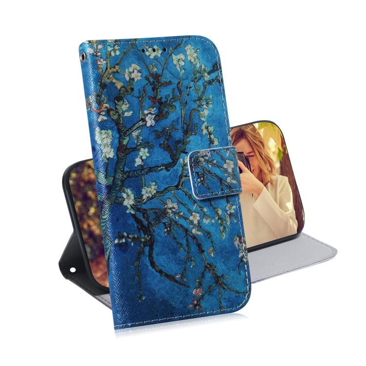For Samsung Galaxy S21+ 5G Coloured Drawing Horizontal Flip Leather Case, with Holder & Card Slots & Wallet(Apricot Flower) For Samsung Galaxy S21+ 5G Coloured Drawing Horizontal Flip Leather Case, with Holder & Card Slots & Wallet(Apricot Flower)