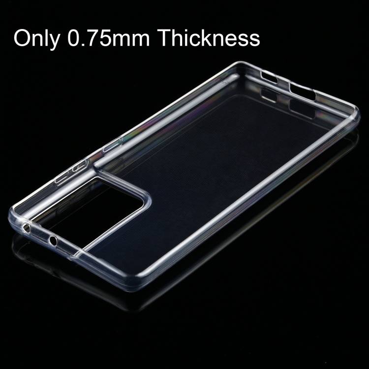 For Samsung Galaxy S21 Ultra 5G 0.75mm Ultrathin Transparent TPU Soft Protective Case For Samsung Galaxy S21 Ultra 5G 0.75mm Ultrathin Transparent TPU Soft Protective Case