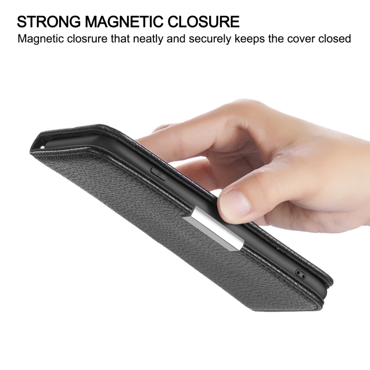 For Samsung Galaxy S21 Ultra 5G Litchi Texture Horizontal Flip Leather Case with Holder & Card Slots(Black) For Samsung Galaxy S21 Ultra 5G Litchi Texture Horizontal Flip Leather Case with Holder & Card Slots(Black)