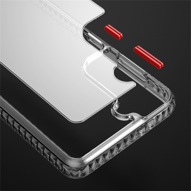 For Samsung Galaxy S21 5G 2 in 1 Ultra Clear Elf Shockproof PC + TPU Case with Removable Color Button(Yellow) For Samsung Galaxy S21 5G 2 in 1 Ultra Clear Elf Shockproof PC + TPU Case with Removable Color Button(Yellow)