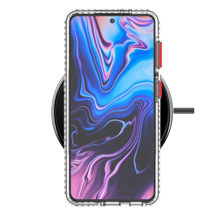 For Samsung Galaxy S21 Ultra 5G 2 in 1 Ultra Clear Elf Shockproof PC + TPU Case with Removable Color Button(Red) For Samsung Galaxy S21 Ultra 5G 2 in 1 Ultra Clear Elf Shockproof PC + TPU Case with Removable Color Button(Red)