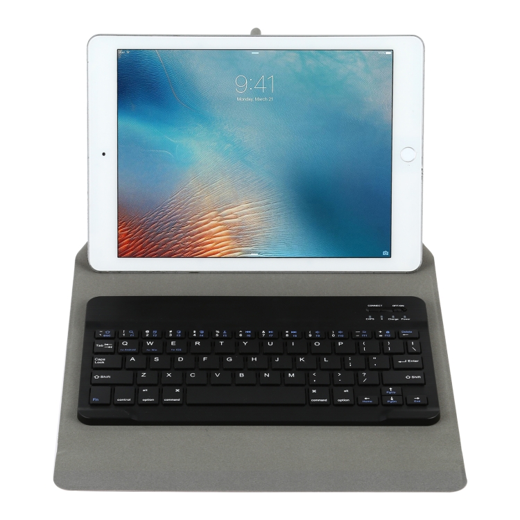 Universal Detachable Bluetooth Keyboard + Leather Tablet Case without
