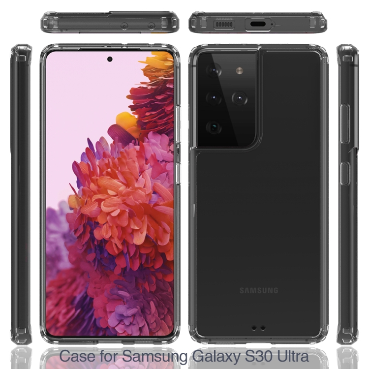 For Samsung Galaxy S21 Ultra 5G Shockproof Scratchproof TPU + Acrylic Protective Case(Grey) For Samsung Galaxy S21 Ultra 5G Shockproof Scratchproof TPU + Acrylic Protective Case(Grey)