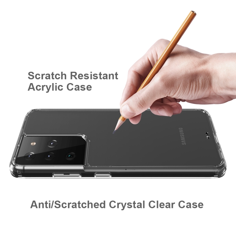 For Samsung Galaxy S21 Ultra 5G Shockproof Scratchproof TPU + Acrylic Protective Case(Grey) For Samsung Galaxy S21 Ultra 5G Shockproof Scratchproof TPU + Acrylic Protective Case(Grey)