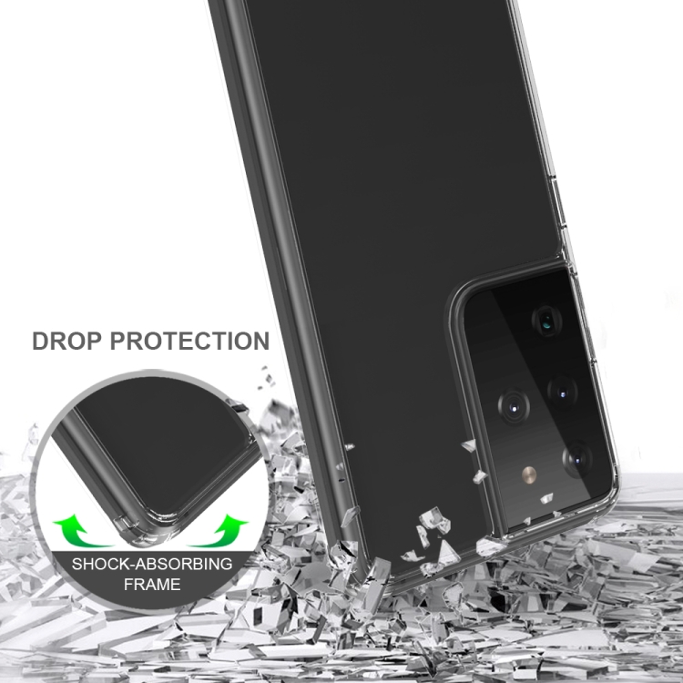 For Samsung Galaxy S21 Ultra 5G Shockproof Scratchproof TPU + Acrylic Protective Case(Grey) For Samsung Galaxy S21 Ultra 5G Shockproof Scratchproof TPU + Acrylic Protective Case(Grey)