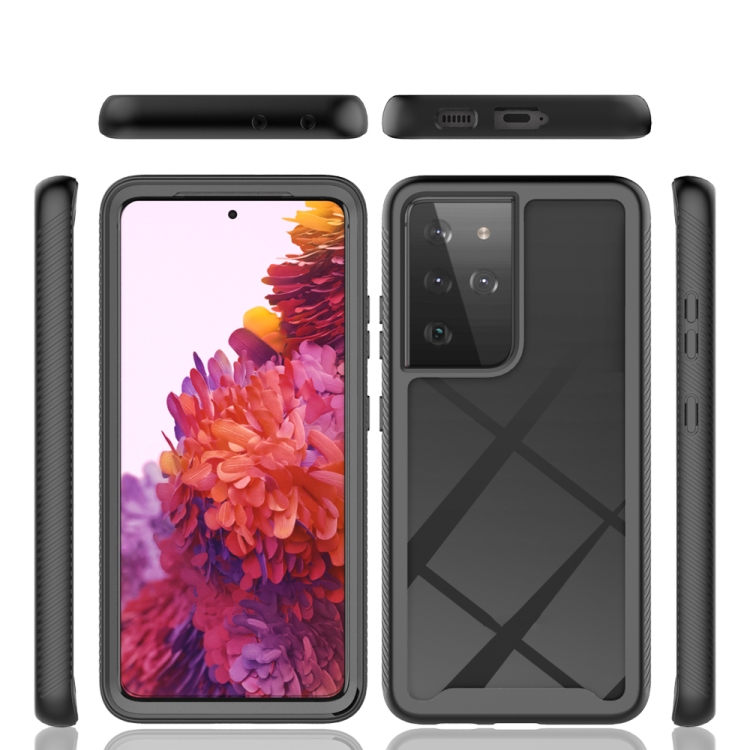 For Samsung Galaxy S21 Ultra 5G Starry Sky Solid Color Series Shockproof PC + TPU Protective Case(Royal Blue) For Samsung Galaxy S21 Ultra 5G Starry Sky Solid Color Series Shockproof PC + TPU Protective Case(Royal Blue)