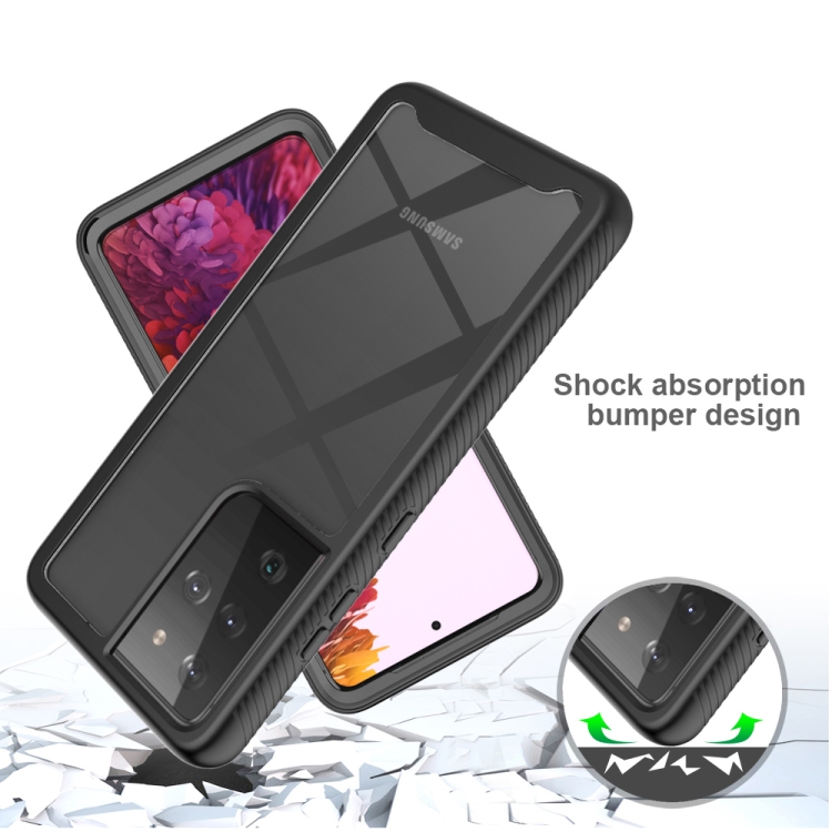 For Samsung Galaxy S21 Ultra 5G Starry Sky Solid Color Series Shockproof PC + TPU Protective Case(Royal Blue) For Samsung Galaxy S21 Ultra 5G Starry Sky Solid Color Series Shockproof PC + TPU Protective Case(Royal Blue)