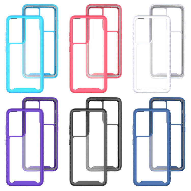 For Samsung Galaxy S21 Ultra 5G Starry Sky Solid Color Series Shockproof PC + TPU Protective Case(Royal Blue) For Samsung Galaxy S21 Ultra 5G Starry Sky Solid Color Series Shockproof PC + TPU Protective Case(Royal Blue)