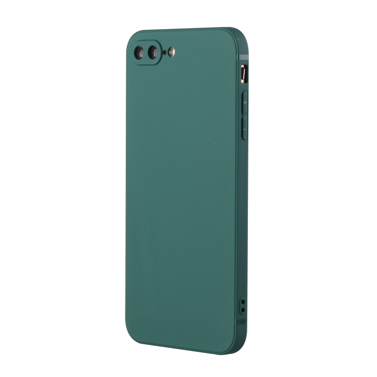 Straight Edge Solid Color TPU Shockproof Case For iPhone 7 Plus / 8 Plus(Dark Night Green) Straight Edge Solid Color TPU Shockproof Case For iPhone 7 Plus / 8 Plus(Dark Night Green)