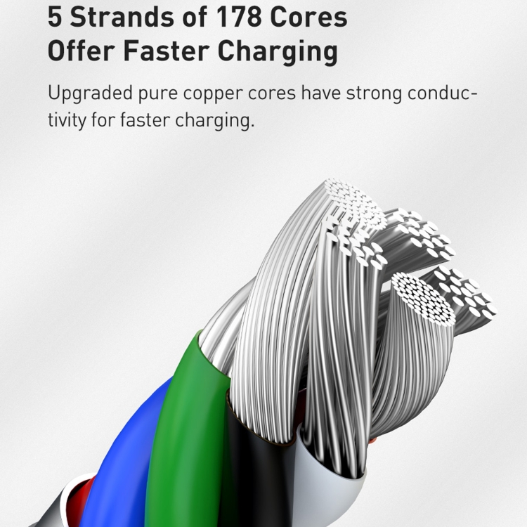 Baseus CATLJK-A02 Cafule Series 20W Type-C / USB-C to 8 Pin PD Metal Charging Data Cable, Length:1m(White) Baseus CATLJK-A02 Cafule Series 20W Type-C / USB-C to 8 Pin PD Metal Charging Data Cable, Length:1m(White)