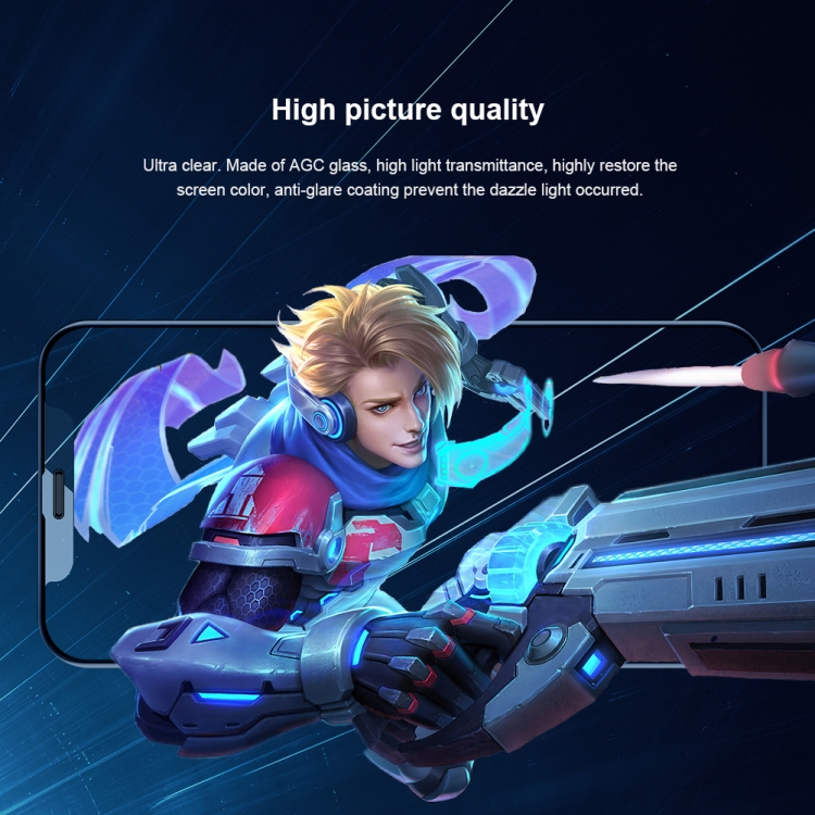 For iPhone 12 Pro Max NILLKIN FogMirror Full Coverage Mate Tempered Glass Film For iPhone 12 Pro Max NILLKIN FogMirror Full Coverage Mate Tempered Glass Film