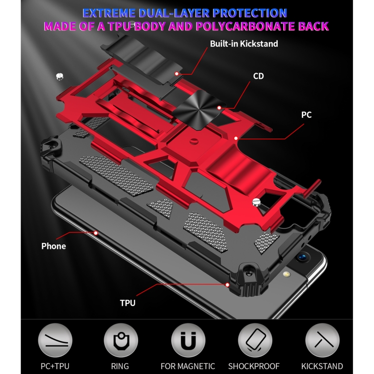 For Samsung Galaxy S21 5G Shockproof TPU + PC Magnetic Protective Case with Holder(Black) For Samsung Galaxy S21 5G Shockproof TPU + PC Magnetic Protective Case with Holder(Black)