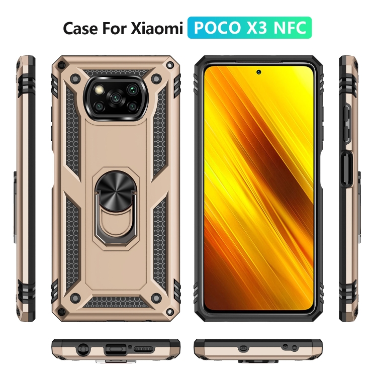 Funda Xiaomi Poco X3 Pro - Funda a prueba de golpes con textura de fibra de  carbono