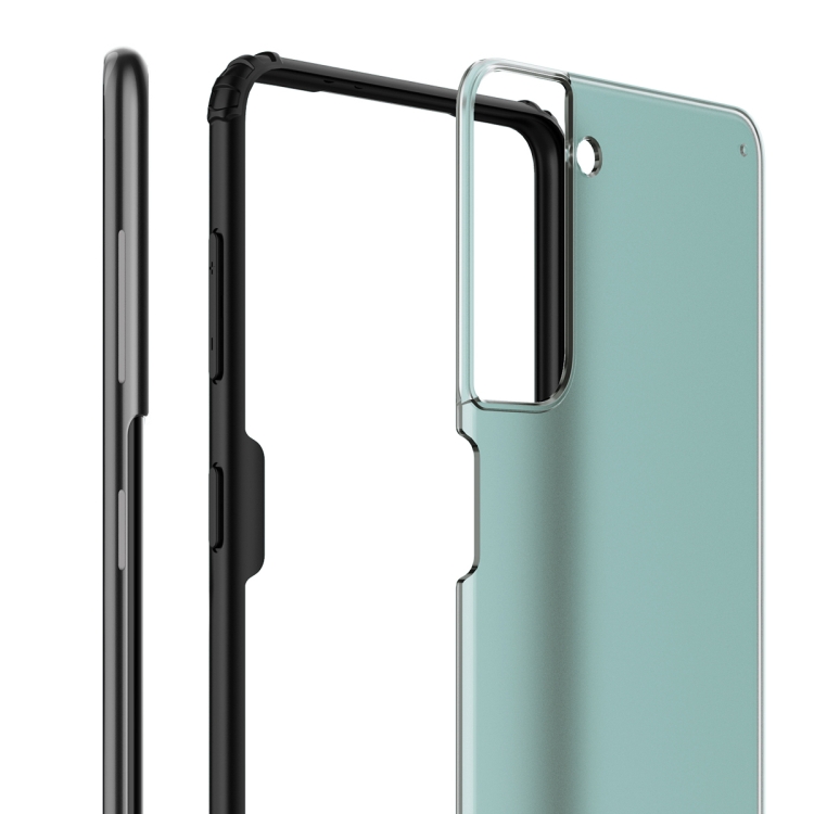 For Samsung Galaxy S21 5G Four-corner Shockproof TPU + PC Protective Case(Blue)