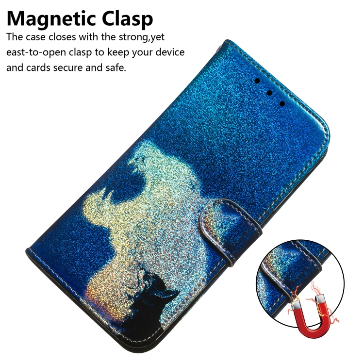 For Galaxy M30s Colored Drawing Pattern Colorful Magnetic Buckle
