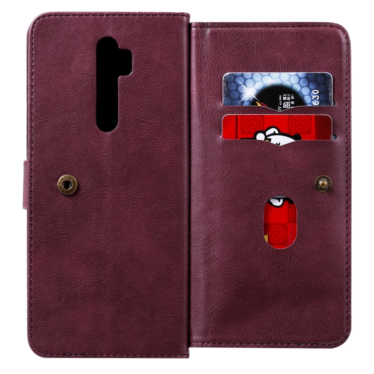 SONWO Cover per Oppo A9 2020 / Oppo A5 2020, Flip Caso in PU Pelle Case Cover Portafoglio Custodia per Oppo A9 2020 / Oppo A5 2020, [Kickstand] [Slot per Schede], Blu