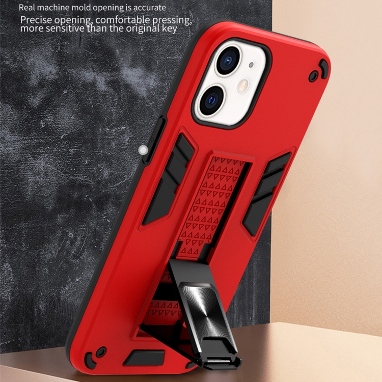 For iPhone 11 2 in 1 PC + TPU Shockproof Protective Case with Invisible Holder (Rose Gold) For iPhone 11 2 in 1 PC + TPU Shockproof Protective Case with Invisible Holder (Rose Gold)