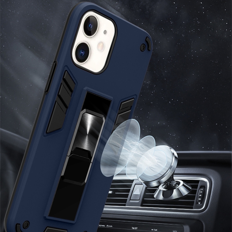 For iPhone 11 2 in 1 PC + TPU Shockproof Protective Case with Invisible Holder (Rose Gold) For iPhone 11 2 in 1 PC + TPU Shockproof Protective Case with Invisible Holder (Rose Gold)