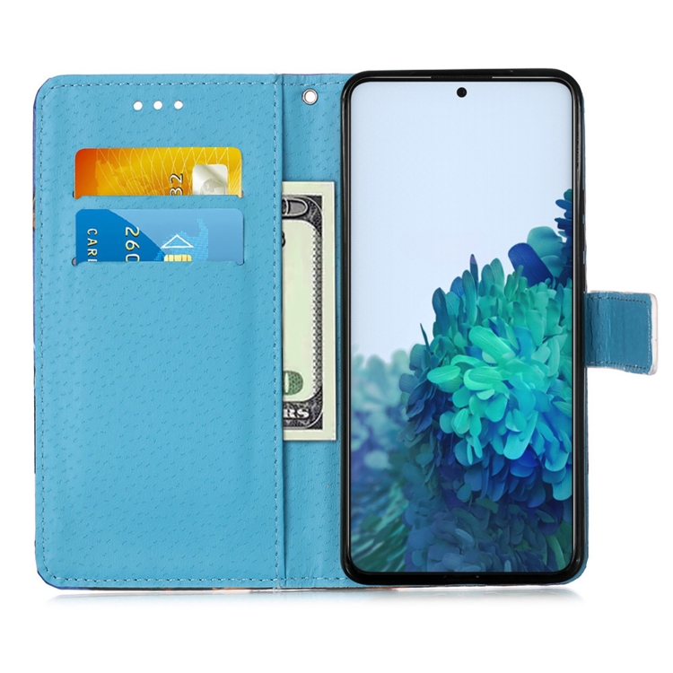 For Samsung Galaxy S21 5G 3D Painting Horizontal Flip Leather Case with Holder & Card Slot & Lanyard(Mandala)