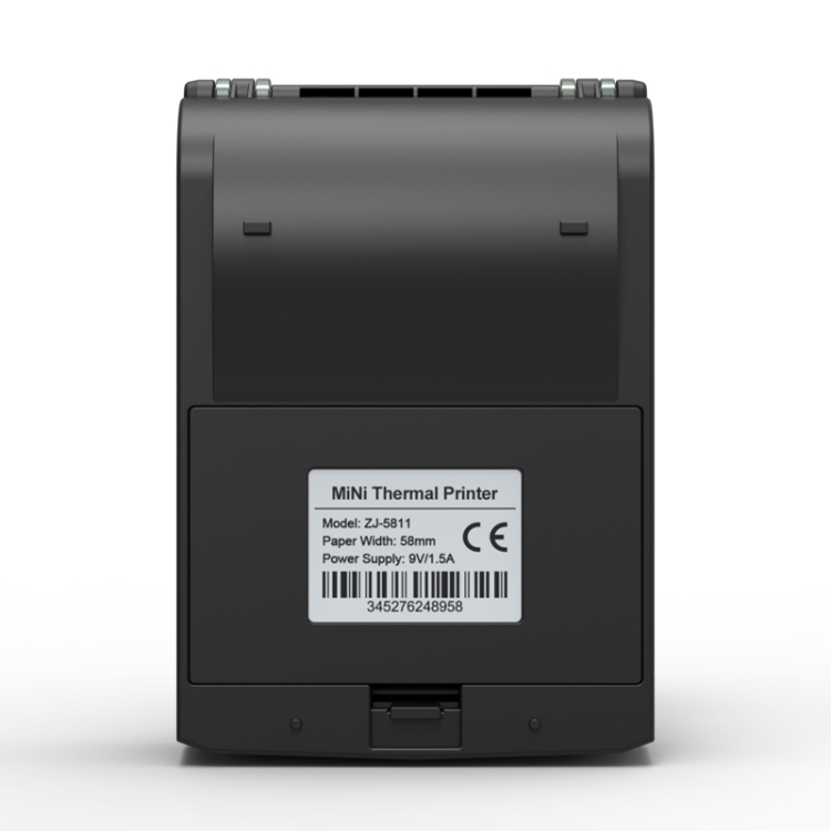 5811DD Impresora de recibos térmica portátil Bluetooth 4.0 de 58 mm, enchufe de la UE - B3