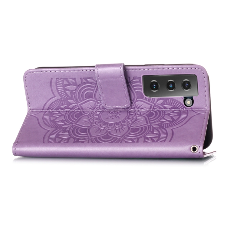 For Samsung Galaxy S21+ 5G Dream Catcher Printing Horizontal Flip Leather Case with Holder & Card Slots & Wallet & Lanyard(Purple) For Samsung Galaxy S21+ 5G Dream Catcher Printing Horizontal Flip Leather Case with Holder & Card Slots & Wallet & Lanyard(Purple)