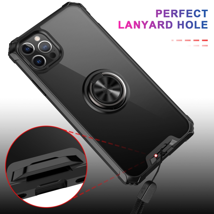 For iPhone 11 Pro Armor Ring PC + TPU Magnetic Shockproof Protective Case (Black) For iPhone 11 Pro Armor Ring PC + TPU Magnetic Shockproof Protective Case (Black)