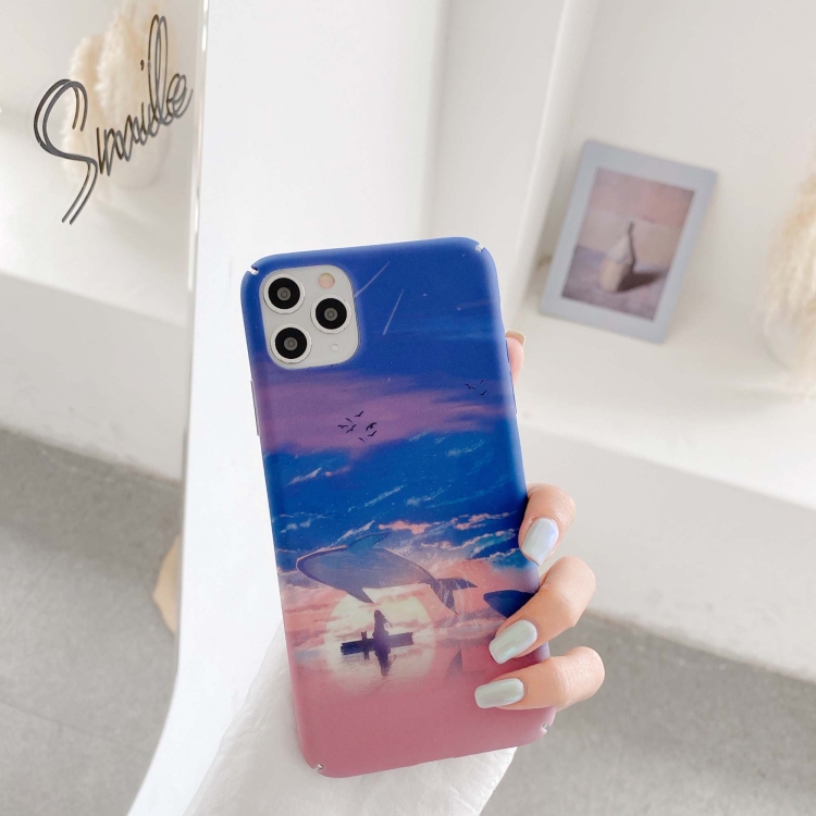 Water Stick Style Hard Protective Cas For iPhone 11 Pro Max(Sea Moon) Water Stick Style Hard Protective Cas For iPhone 11 Pro Max(Sea Moon)