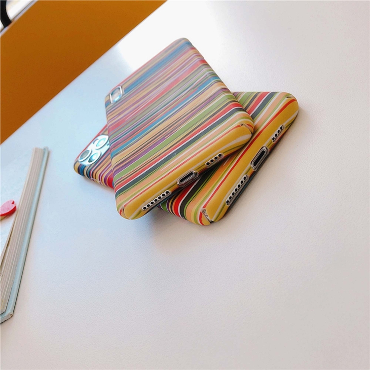 For iPhone 12 mini Water Stick Style Hard Protective Cas (Rainbow Stripes) For iPhone 12 mini Water Stick Style Hard Protective Cas (Rainbow Stripes)
